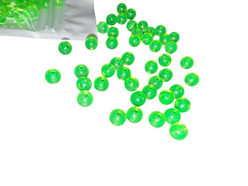 Fishing Beads for Catfish,Match with Fishing line,6mm,70/200/500 per Pack - color: green, size: 70pcs