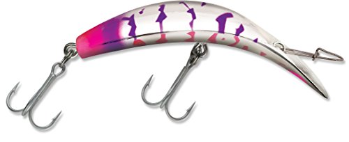Luhr Jensen K15 Kwikfish Rattle Spoon - color: Silver/Purple/Cerise T & T