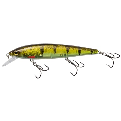 Strike King KVD Elite 300 Jerkbait Hard Bait Fishing Lure, Dives 4-7 Feet, Weight Transfer System - color: Pro Phantom Perch, size: Hook Size 4