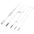 KastKing Centron Lite Travel Fishing Rods, Portable 4/5 Piece Spinning & Casting Rods, Extra Twin-Tip, IM6 Graphite Blanks, Stainless Steel Guides W/Ceramic Rings, Split or Full Rear EVA Handle - size: 7'0"- MH- MF(4 Pcs+ Extra Tip), style: Spinning