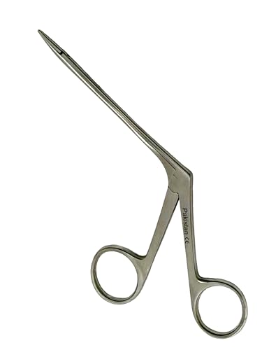 Long Reach Alligator Forceps with Graspping Serrated Tips ENT Instrument Alligator Forceps 3.5" 5.5" 6.5" 8" (3.5 in) - size: 3.5 in