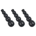 Stacked Fishing Beads, 150/200pcs Fishing Beads Lures Making Supplies Tackle Trout Beads Walleye Rig Inline Spinner Making Accessories Salmon Eggs Saltwater Freshwater - color: black-150pcs