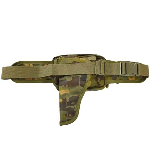 Concealed Carry Fanny Pack, Tactical Waist Bag | Tactical fanny pack with concealed gun holster for running & EDC. CCW waist bag for men and women, Woodland Camo - color: WOODLAND CAMO