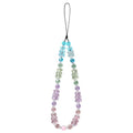 Beaded Phone Lanyard Wrist Strap Phone Charms Fixed Beads Pearl Chain - color: PC-xxA-3
