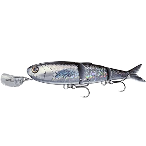 Headbanger Spitfire Topwater Fishing Lure (4-1/2" & 6-1/2") - color: Holo Silver, size: 4-1/2"