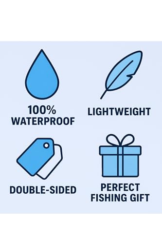 Fishing Knot Tying Chart Set #1-3 - Waterproof Guide to 54 Essential Fishing Knots - Double-Sided & Easy to Read - Great Gift for Beginners | Fishermen's Knots