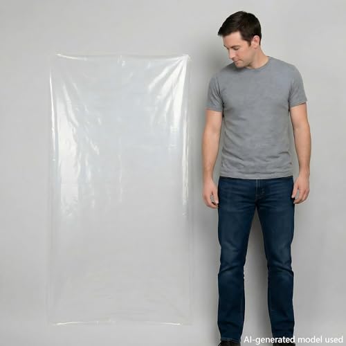 Heavy Duty Live Fish Bags, Large, 23x47 Inch, Case of 8 | Koi Transport,2.4 MIL Thick,Leak Resistant
