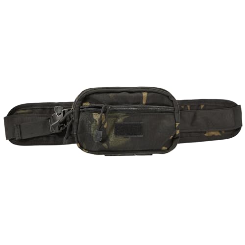 Concealed Carry Fanny Pack, Tactical Waist Bag | Tactical fanny pack with concealed gun holster for running & EDC. CCW waist bag for men and women, Black Camo - color: BLACK CAMO