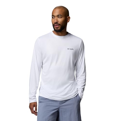 Columbia Men's Terminal Tackle PFG Sea Creature Long Sleeve - color: White, size: Small