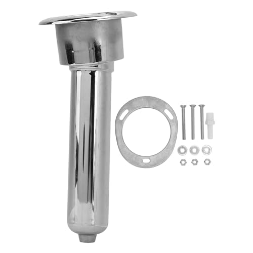 2 in 1 Boat Fishing Rod Cup Holder, Stainless Steel Fishing Rod Holder for Boats, Outrigger Cup Holder for Fishing Rod Holder, 0 Degree/15 Degree/30 Degree - size: 15 Degrees