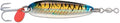 Luhr Jensen Krocodile Spoon w/Treble Hook - style: Blue Mackerel, 5/8 Oz - 2 3/4 Inch