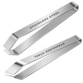 2 Pieces Fish Bone Tweezers,Salmon Bone Tweezers,Stainless Steel Fish Deboner Tool,Flat and Slant,Hair Removal Clip for Kitchen Cooking Food and Design Styling
