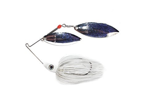 Nichols Lures Pulsator Metal Flake Double Willow Spinnerbait - color: Lavender Shad, size: 1/2-Ounce