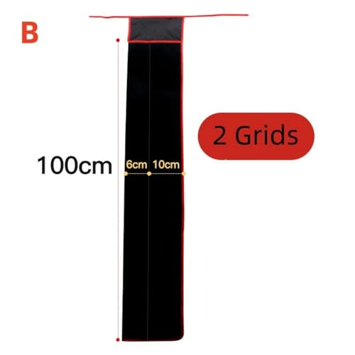 Flannelette Fishing Rod Protector Sleeve Portable Cover Pole Sock Glove Bag Soft Rod Carrying Bag Anti-Scratch Dustproof Storage Case for Freshwater Saltwater Fishing Poles - size: 2Grids 16x100cm