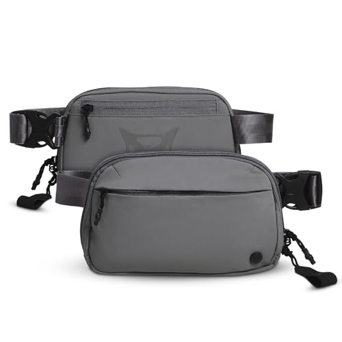 Vertx Everyday Tactical Fanny Pack 2.1-100% Nylon Fanny Pack for Men and Women with CCW-Ready Design and Rapid Access Tab - Wolf Grey - 2L - color: Wolf Grey, style: Everyday Fanny Pack 2.1
