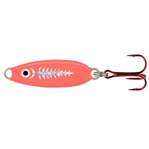 Northland Tackle Minnows - Fishing Jig - 68e57a46-704e-4ae5-bd55-d6e0fb3e3d1c - color: SUPER-GLO EXO RED, size: 7/8"