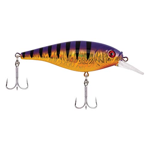 Berkley Flicker Shad Shallow - color: Slick Purple Bengal, size: 2/7 oz, 2 3/4"