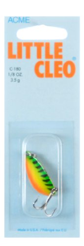 acme Acme Little Cleo Fishing Terminal Tackle - color: Multi,Fire Tiger, size: 1/8 Ounce
