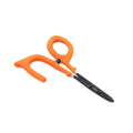 Umpqua Rivergrip PS Scissor Forceps Open - color: Hot Orange