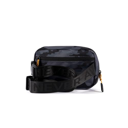 WOLFpak Crossbody Pack | Universal Fannypack for Adults & Kids | - color: Black Camo Orange