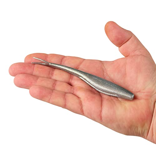Berkley Gulp! Saltwater Jerk Shad Fishing Soft Bait - color: Green Chrome, size: 6"