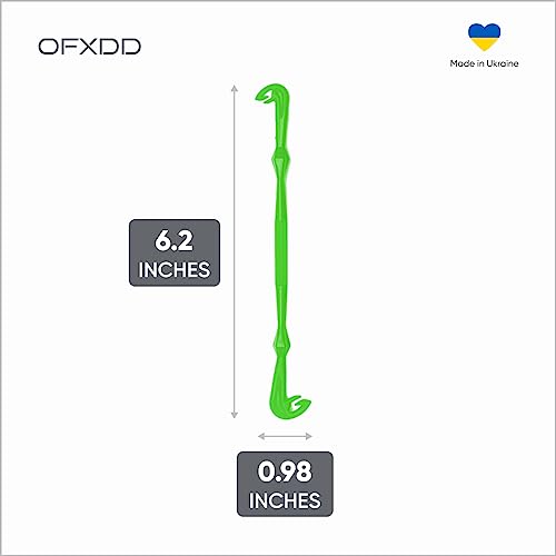 Loop Tyer - Hook Loop Tyer for Fishing - Plastic Fishing Line Knot Tying Tool - color: Green
