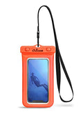 CaliCase XL Waterproof Floating Case - color: Orange