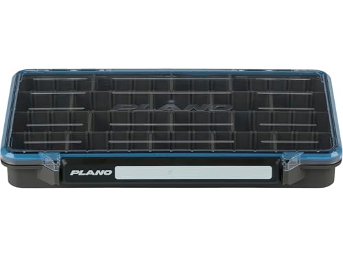 Plano StowAway 3700 Waterproof Stow Tackle Box, 4-Pack, IPX7 Waterproof Rating, with Rustricor, Single Latch Design, Transparent DuraView Lid, Stackable Storage for Fishing Bait, Lures and Gear - size: 3700 4-Pack, style: Regular - New Model
