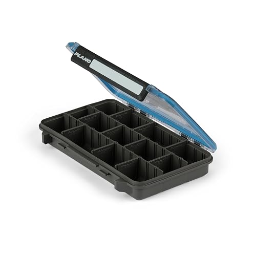 Plano StowAway 3600 Waterproof Stow Tackle Box, IPX7 Waterproof Rating, with Rustricor, Single Latch Design, Transparent DuraView Lid, Stackable Storage for Fishing Bait, Lures and Gear - size: 3600, style: Regular - New Model