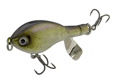 Strike King Bitsy Chickin Fishing Lure, Topwater Plopper, 2 1/2-Inches, 1/4-Ounce - color: Clearwater Minnow