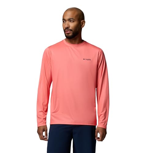 Columbia Men's Terminal Tackle PFG Fish Shine II Long Sleeve - color: Melonade, size: X-Small