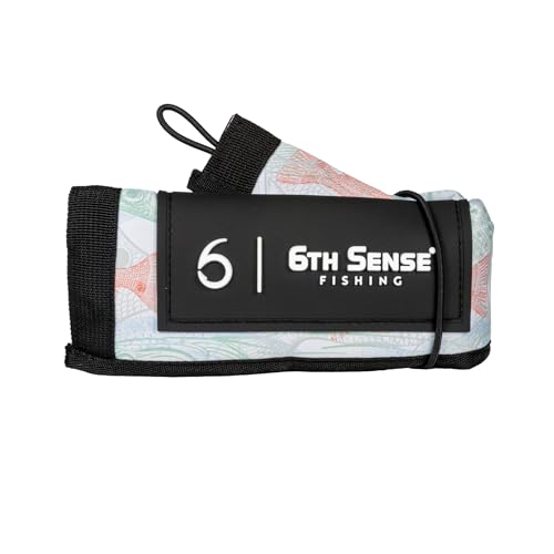 6th Sense ProSix Rod Sleeve – Hook-Resistant Neoprene Covers for Superior Durability, Color-Coded Rod Storage or Organization, Floating Material (Inshore Coral, Spinning) - color: Inshore - Tropics, style: Spinning