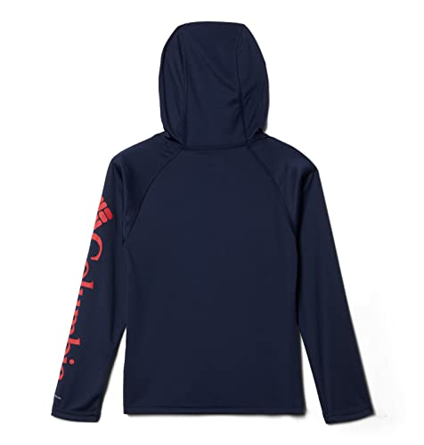 Columbia Terminal Tackle™ Hoodie (Little Kids/Big Kids) - color: Collegiate Navy/Red Spark Logo, size: X-Small