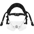 SANLIKE Fishing Belt Rod Holder Adjustable Fishing Fighting Waist Belt with EVA Padded Great Plastic Material Fighting Belt - color: White Set