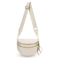 Checkered Crossbody Bum Bags for Women Nylon Checkered Purse Checkerboard Fanny Pack - color: D02-white