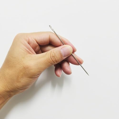 Stainless Steel Fishing Bait Rigging Needles Threader Set, Fish Bait Worm-Minnow-Anchovy Threader Needle Rustproof Threading Tool for Saltwater Freshwater Fishing Tackle Kit - size: 4"Long