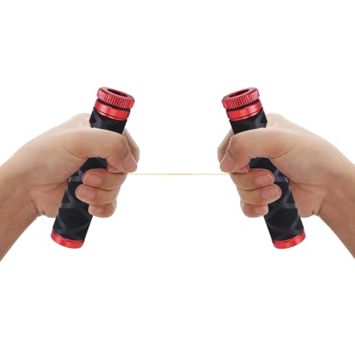 Fishing Knot Tying Tool, Fishing Line Dragger, Fishing Line Knotting Device, Assist Device Dragger for Freshwater and Saltwater Bobbin Knotter Spooling Pulling Rod Pull Drag Tools - color: Red