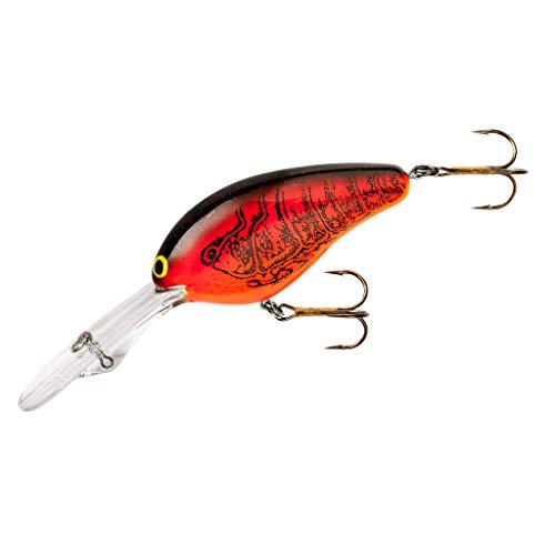 Norman Lures DD22 Deep-Diving Crankbait Bass Fishing Lure - color: Chili Bowl