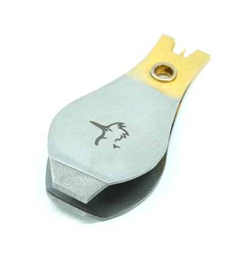 Kingfisher Fishing Accessory Fly Fishing Wide Tippet Nipper - Variety of Colors - color: Brass/Silver