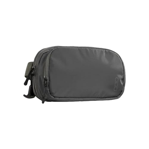 Eberlestock Fade Flex Micro- Concealed Carry Waist Bag - Tactical Men's Fanny Pack with Adjustable Waist Belt - 8.5” W x 5”H x 2” D - Steel - color: Steel, size: Micro
