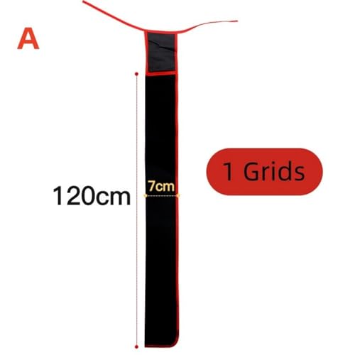 Flannelette Fishing Rod Protector Sleeve Portable Cover Pole Sock Glove Bag Soft Rod Carrying Bag Anti-Scratch Dustproof Storage Case for Freshwater Saltwater Fishing Poles - size: 1Grids 7x120cm