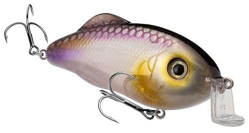 Strike King Hybrid Hunter Jr Crankbait Fishing Lure, 1/2 oz, Reflective 3D Eyes - color: Clearwater Minnow, size: 1/2 oz (Pack of 1)