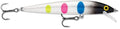 Rapala Husky Jerk Jerkbait – Suspending Hard Bait | Bass Walleye and Pike Fishing Lure, Twitch and Pause Action - color: Black Wonderbread, size: Body Length: 3-1/8"