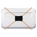 Thickened Fishing Finder Cover Straps, Adjustable Fish Finder Bungee for Securing Graph Cover for Travel - color: Orange