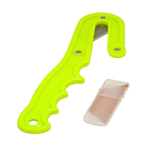 Scuba Choice Diving Line Cutter – 8" Safety Design, Firm Grip Handle, 2 Extra Blades, Waterproof, Compact Tool for Fishing, Spearfishing, Underwater Emergencies