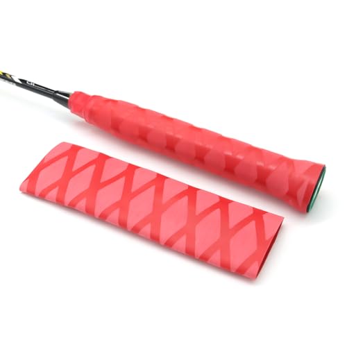 Fishing Rod Handle Grip Pole Wrap X-Tube Heat Shrink Tubing Non-Slip Insulated Abrasion Sleeve-Length:39" Diameter:1-3/16" (Red) - color: Red, size: Diamter:30mm"(1-3/16 inch)