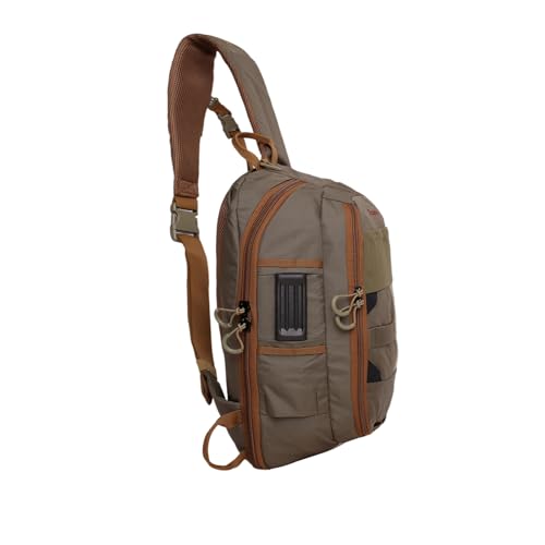 Fly Fishing Sling Pack for Wading, Trout and Bass Fishing | MOLLE Modular Storage System,Quick Rotation Access,Lightweight 1.5lb Design,