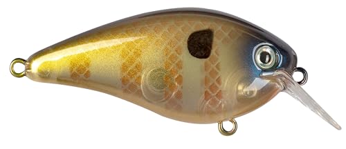 Strike King KVD 1.5 Hard Knock Fishing Lure, 3/8 oz, 3D Lifelike Eyes - color: Bluegill, size: 3/8oz
