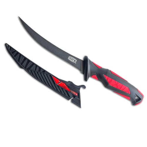 EGO Blackwater Fishing Tool Kit, Compact Pro Angler Set with 8” Aluminum Pliers, Vice Grip Tool, 7” Fillet Knife, Utility Scissors & PVC Sheath, Essential Fishing Gear for Bass, Walleye & Trout