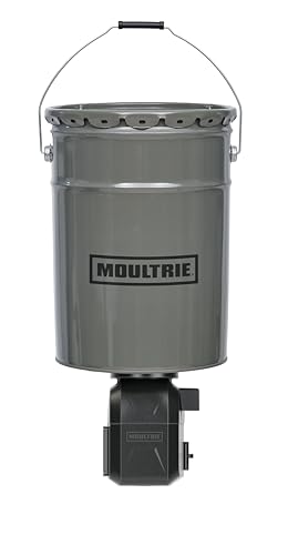 Moultrie 40 Lb All-in-One Directional Hanging Feeder - Deer & Fish Pond, Bluetooth App Control, Pairs with Edge 3, MFG-15102